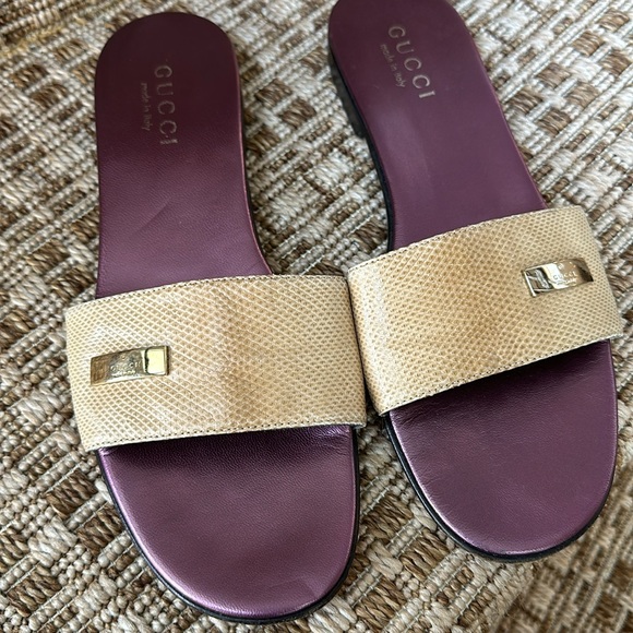 🌷GUCCI SANDALS SIZE 8.5 - Picture 6 of 11